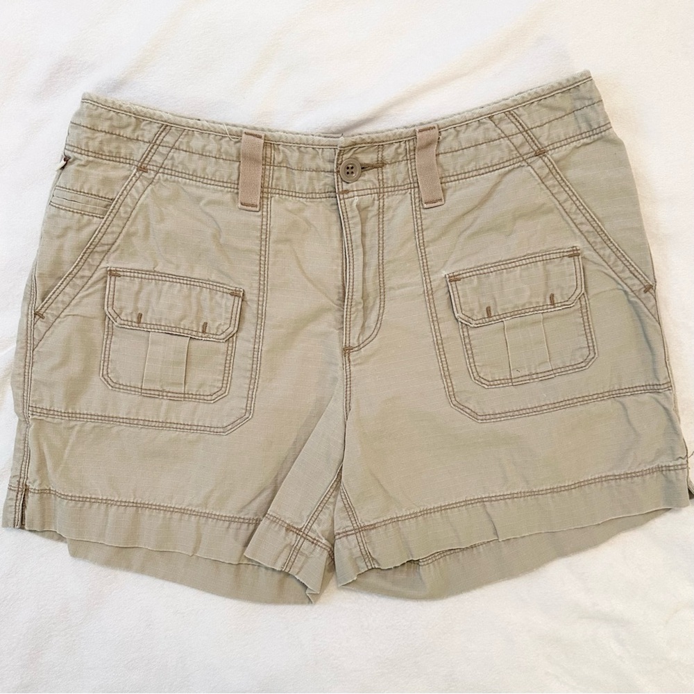 Vintage Ralph Lauren Polo Jeans 67 Cargo Shorts Women’s 6 Cotton Khaki Beige